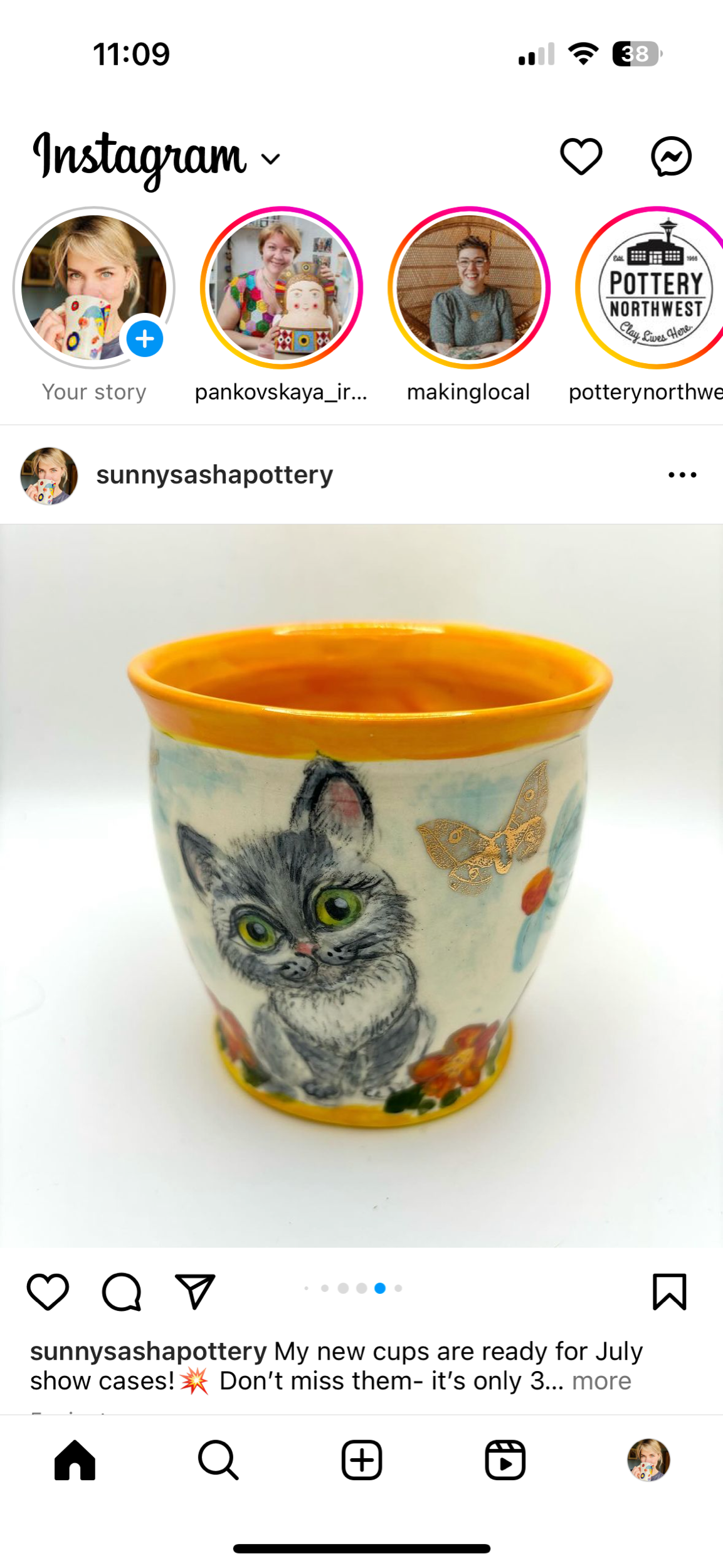 Cats with small butterfly
