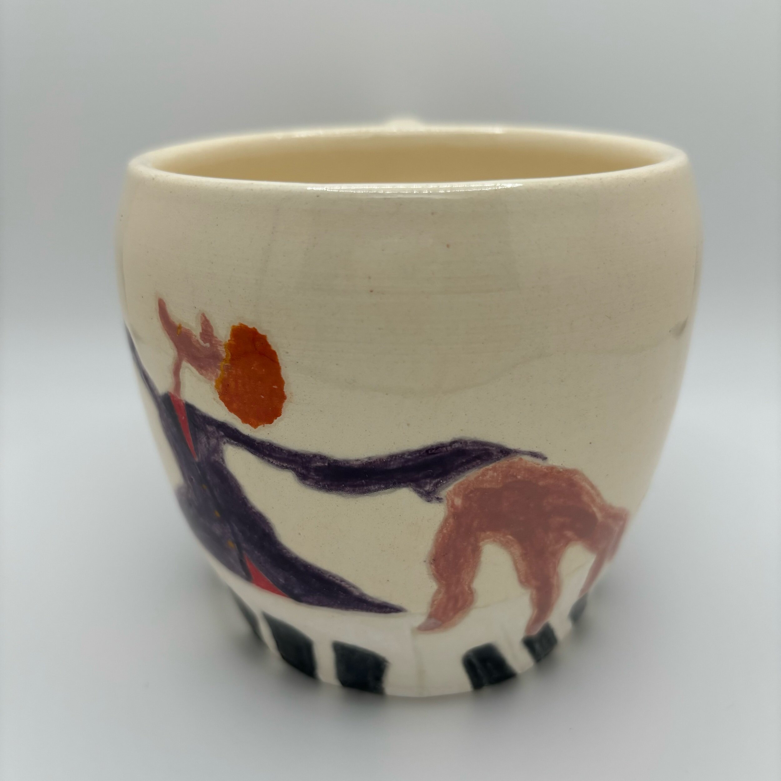 “Musical collection” piano tea cup