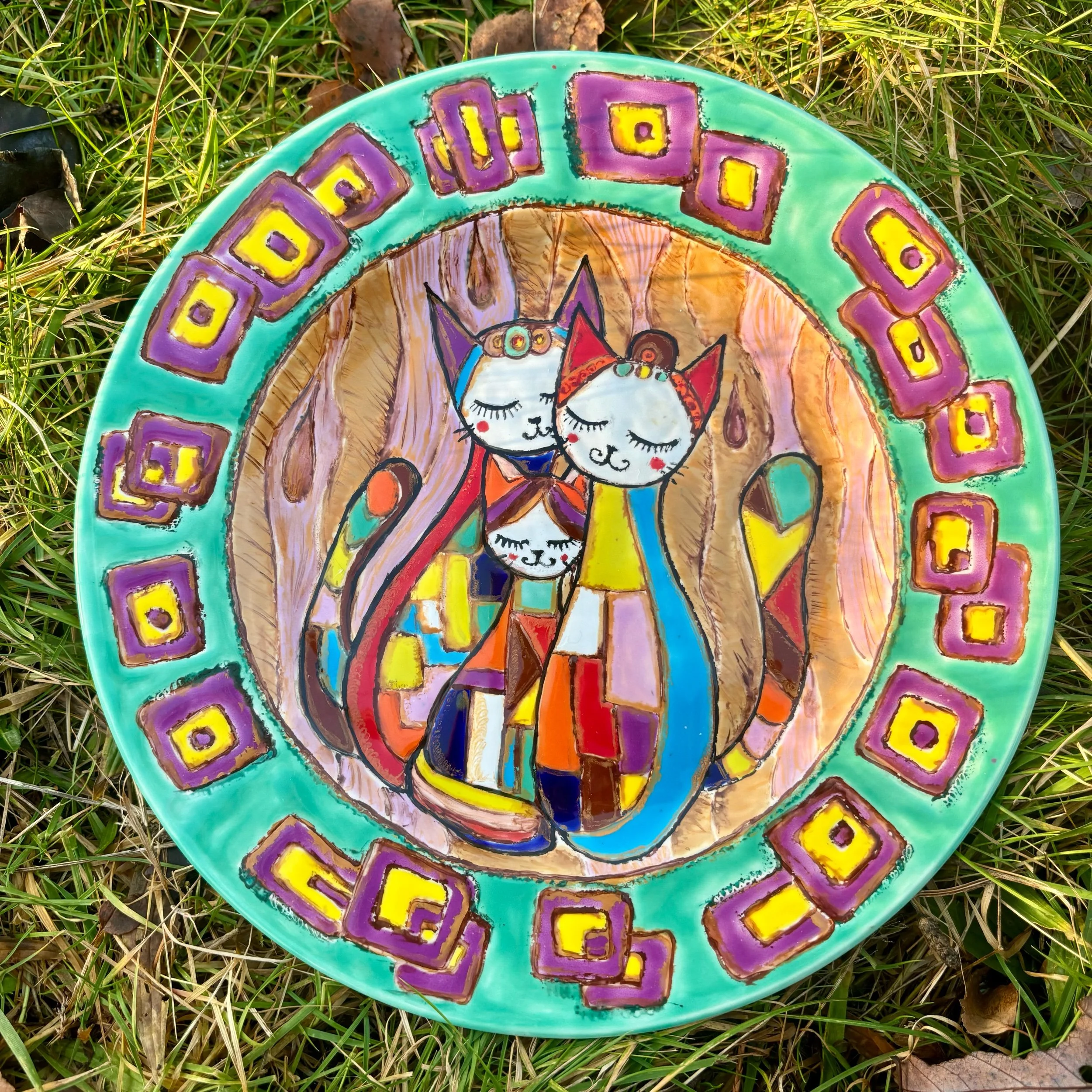 Plate 3 cats
