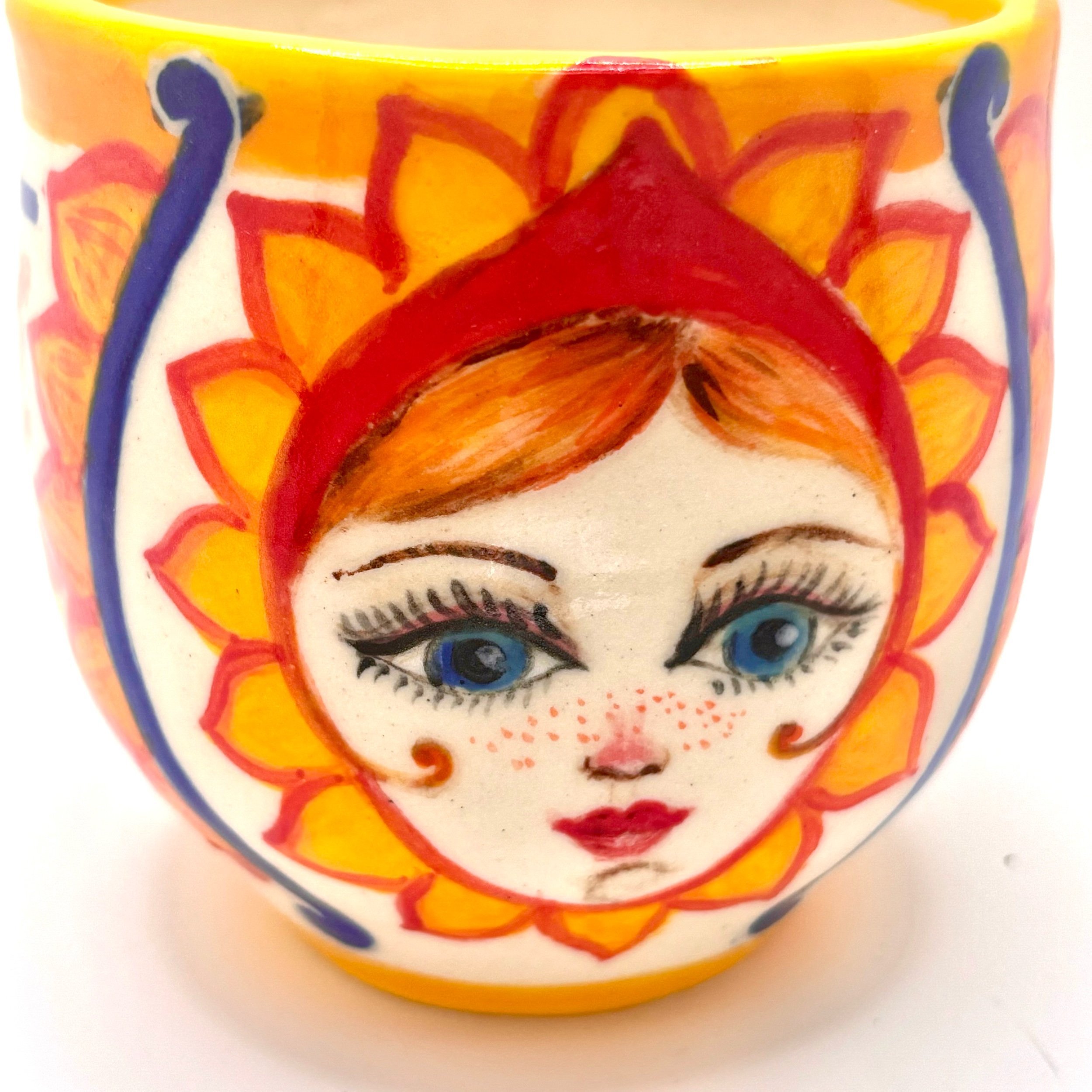 Sunny girl orange